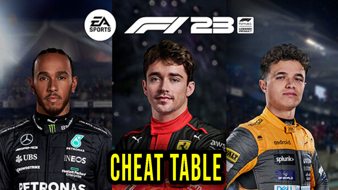 F1 23 Cheat Table for Cheat Engine Games Manuals