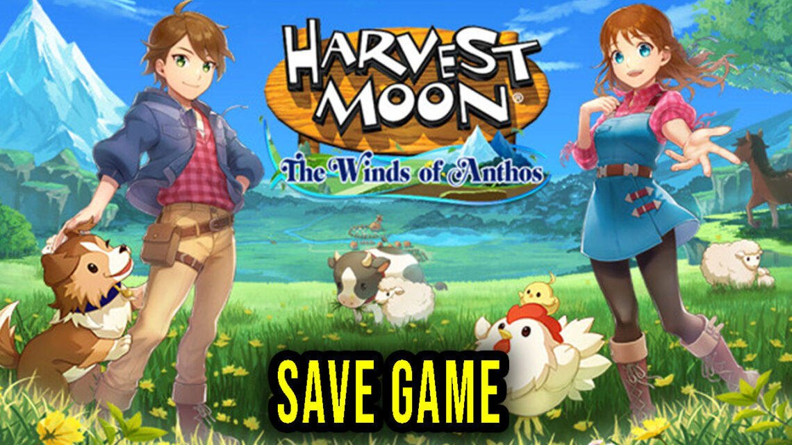 Harvest Moon: The Winds of Anthos – Save Game – location, backup, installation